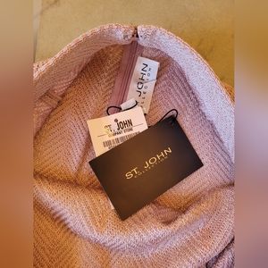 St. John Collection Pink Midi Skirt